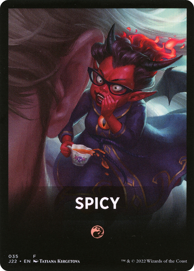 Spicy Theme Card [Jumpstart 2022 Front Cards] | Deep Dive Games St. Marys