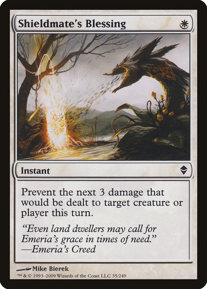 Shieldmate's Blessing [Zendikar] | Deep Dive Games St. Marys