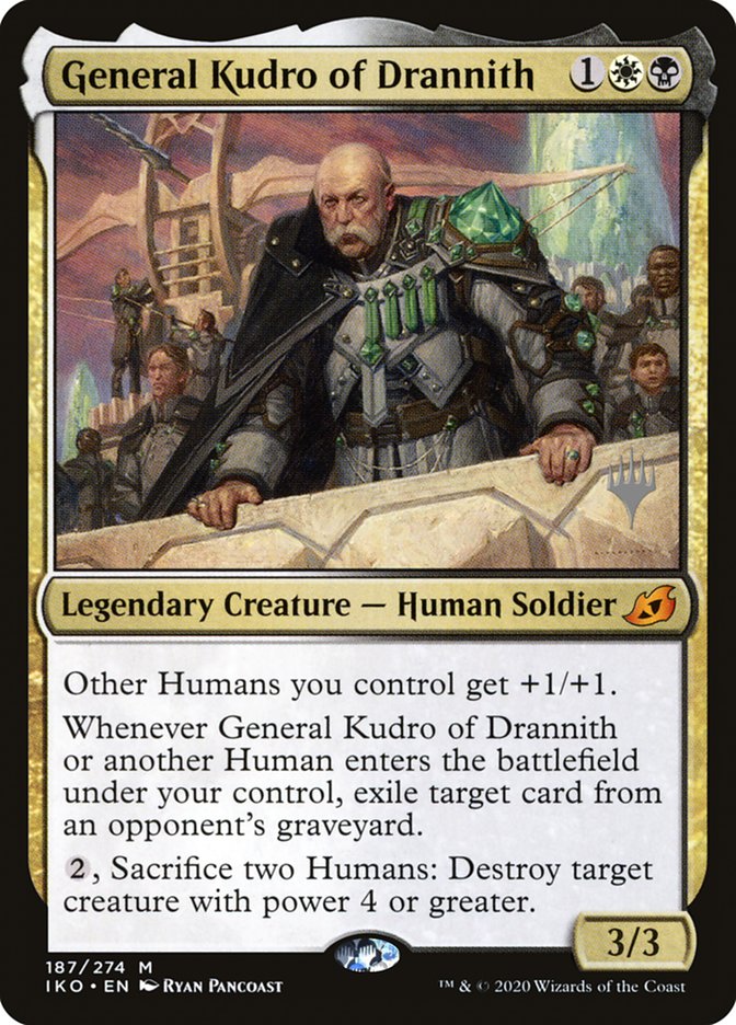 General Kudro of Drannith (Promo Pack) [Ikoria: Lair of Behemoths Promos] | Deep Dive Games St. Marys