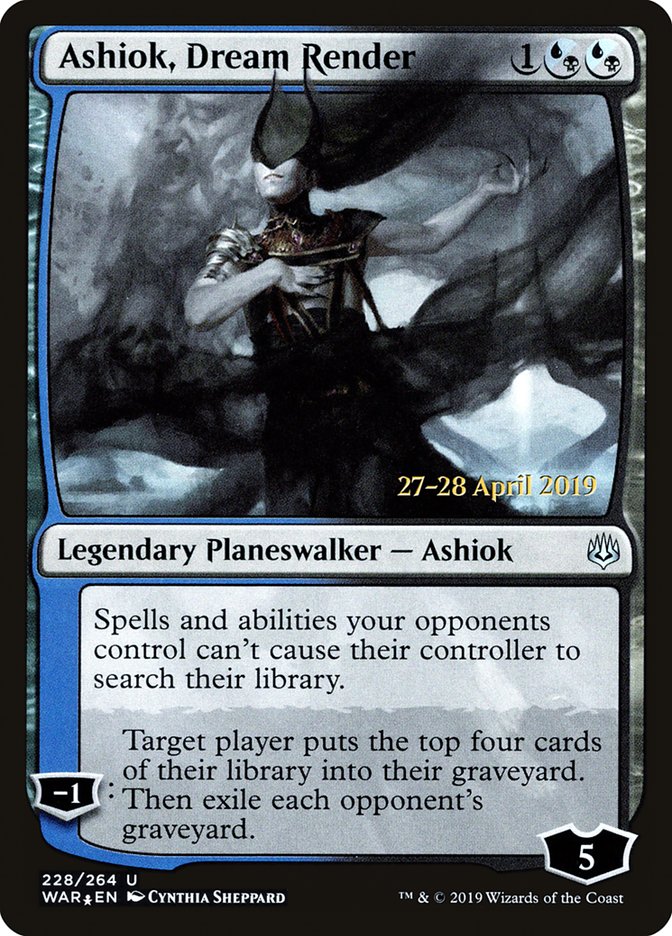 Ashiok, Dream Render [War of the Spark Prerelease Promos] | Deep Dive Games St. Marys