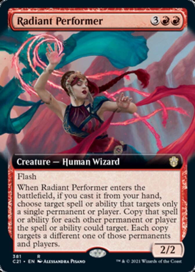 Radiant Performer (Extended Art) [Commander 2021] | Deep Dive Games St. Marys