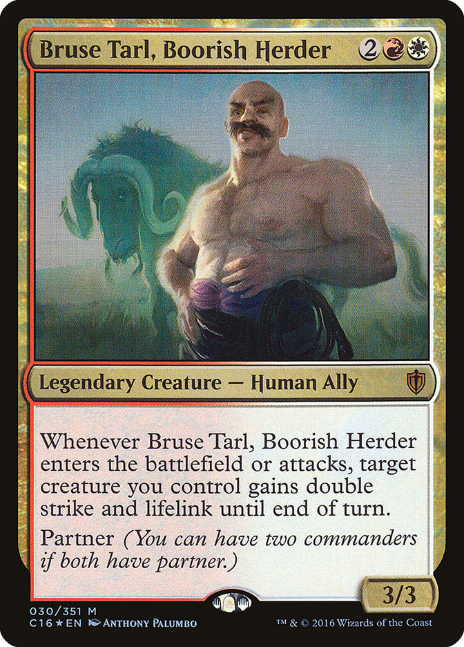 Bruse Tarl, Boorish Herder [Commander 2016] | Deep Dive Games St. Marys