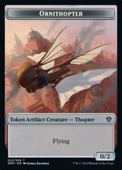 Bird (002) // Ornithopter Double-Sided Token [Dominaria United Tokens] | Deep Dive Games St. Marys