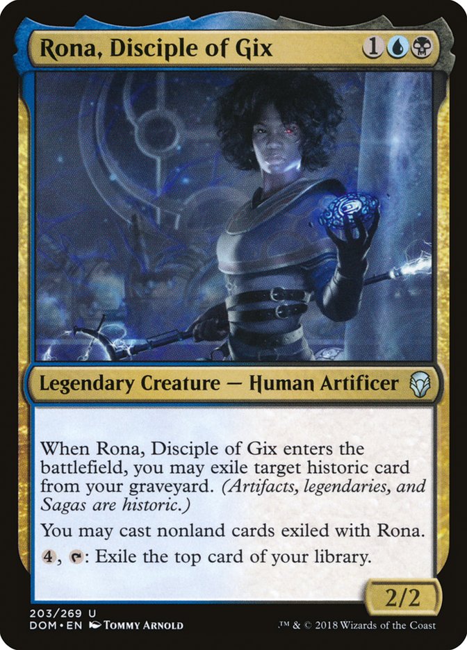 Rona, Disciple of Gix [Dominaria] | Deep Dive Games St. Marys