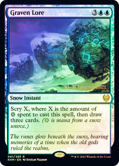 Graven Lore [Kaldheim Prerelease Promos] | Deep Dive Games St. Marys