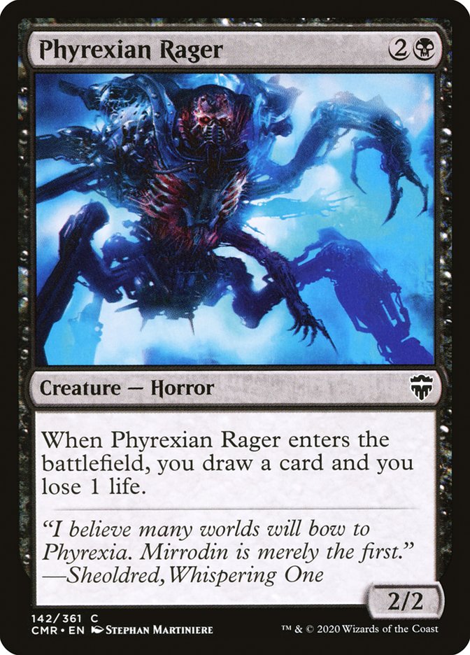 Phyrexian Rager [Commander Legends] | Deep Dive Games St. Marys