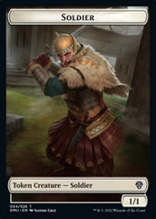 Soldier // Beast Double-Sided Token [Dominaria United Tokens] | Deep Dive Games St. Marys