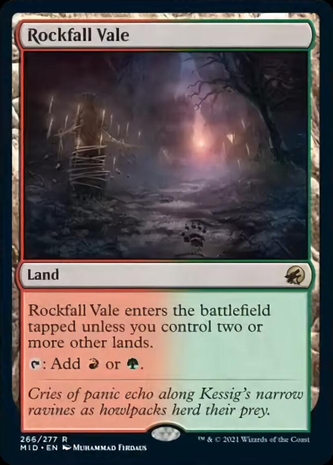 Rockfall Vale [Innistrad: Midnight Hunt] | Deep Dive Games St. Marys