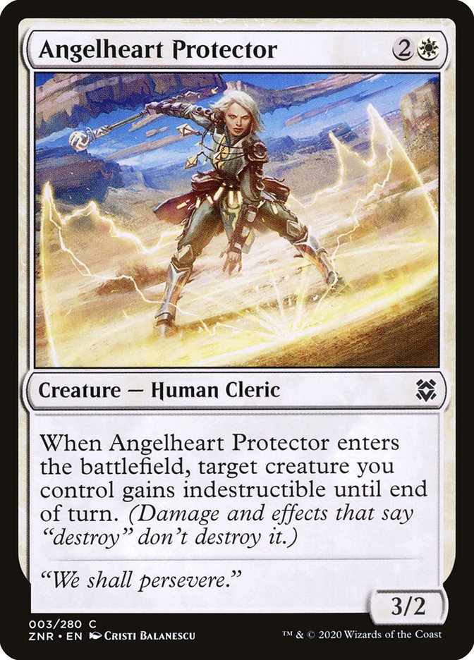 Angelheart Protector [Zendikar Rising] | Deep Dive Games St. Marys