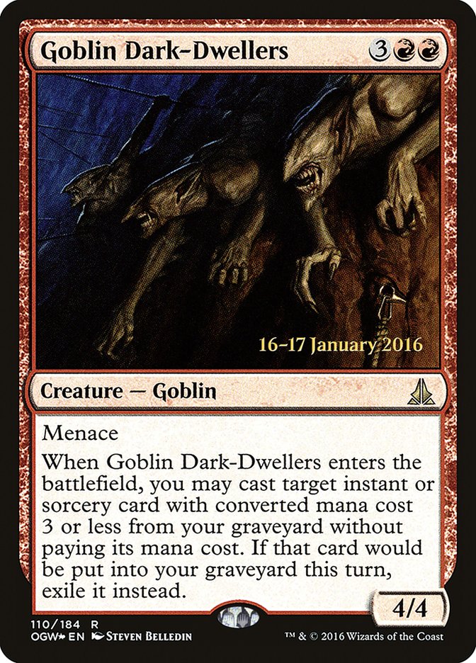 Goblin Dark-Dwellers [Oath of the Gatewatch Prerelease Promos] | Deep Dive Games St. Marys