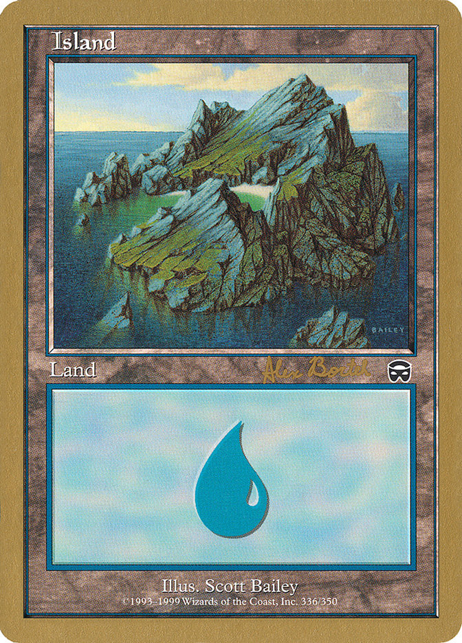 Island (ab336) (Alex Borteh) [World Championship Decks 2001] | Deep Dive Games St. Marys