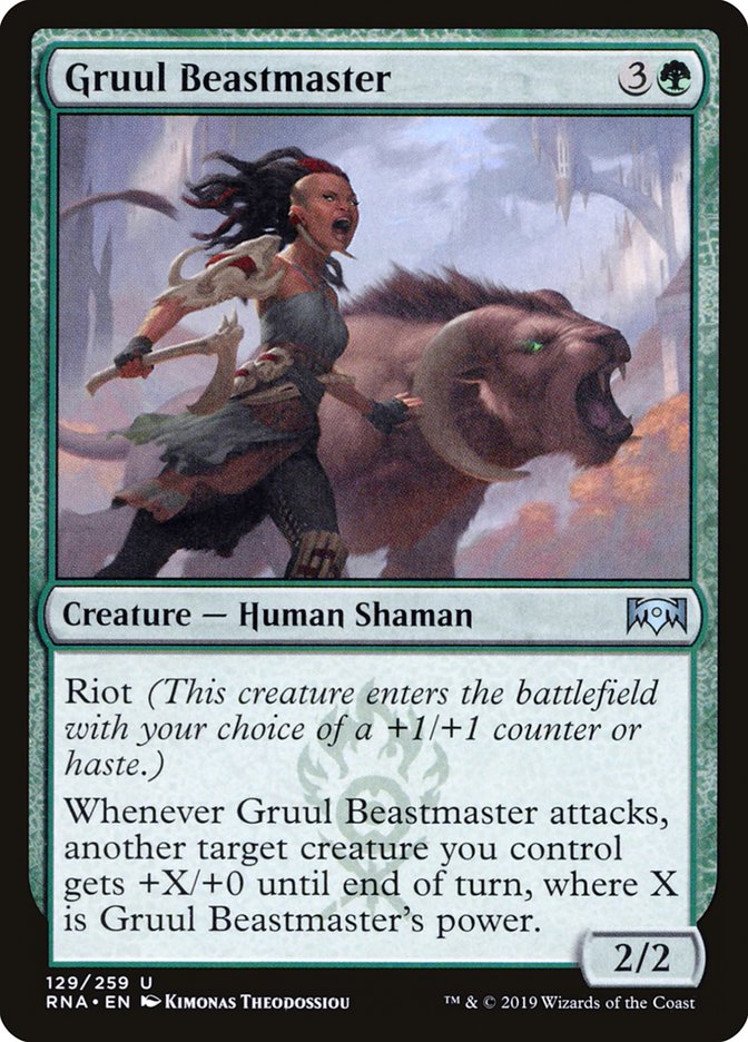 Gruul Beastmaster [Ravnica Allegiance] | Deep Dive Games St. Marys