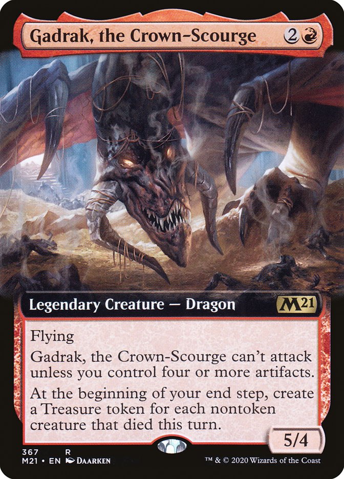 Gadrak, the Crown-Scourge (Extended Art) [Core Set 2021] | Deep Dive Games St. Marys