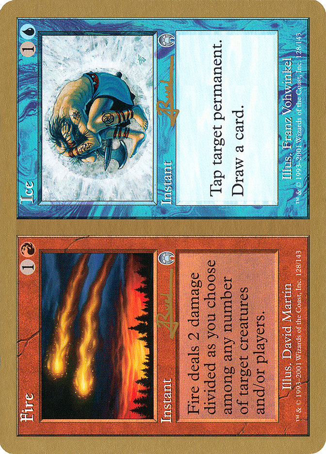 Fire // Ice (Antoine Ruel) [World Championship Decks 2001] | Deep Dive Games St. Marys