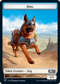 Dog // Griffin Double-Sided Token [Core Set 2021 Tokens] | Deep Dive Games St. Marys