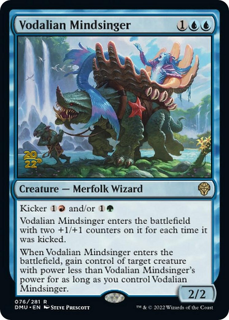 Vodalian Mindsinger [Dominaria United Prerelease Promos] | Deep Dive Games St. Marys