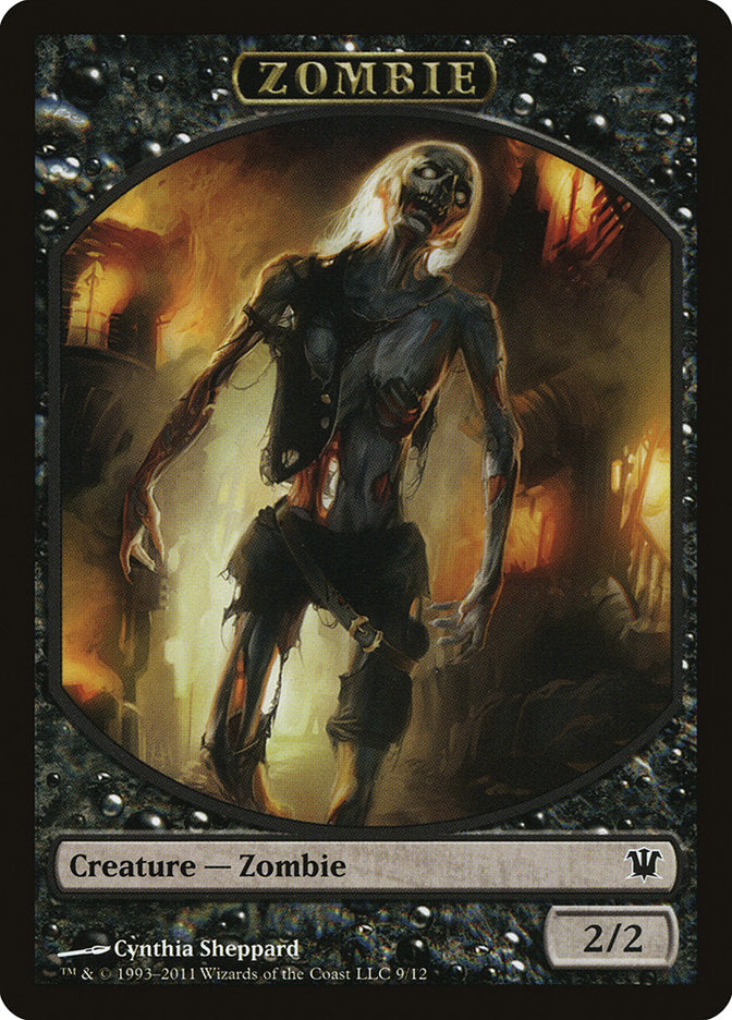 Zombie Token (9/12) [Innistrad Tokens] | Deep Dive Games St. Marys