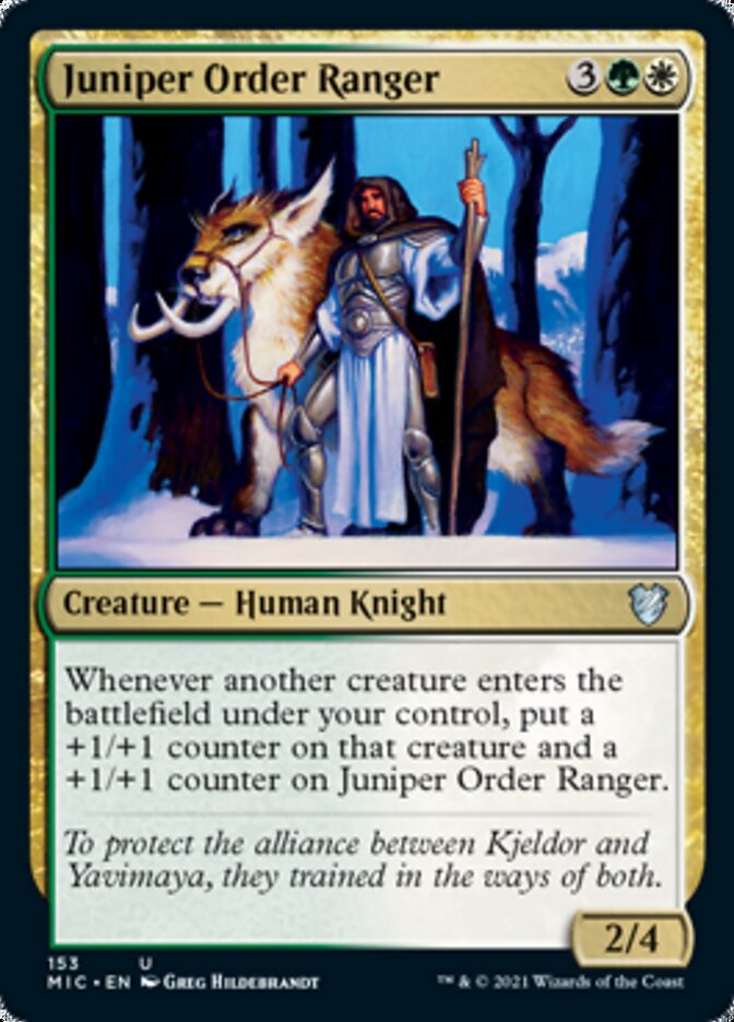 Juniper Order Ranger [Innistrad: Midnight Hunt Commander] | Deep Dive Games St. Marys