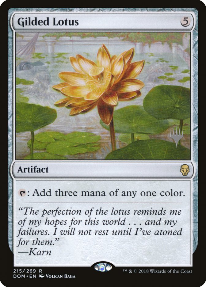 Gilded Lotus (Promo Pack) [Dominaria Promos] | Deep Dive Games St. Marys