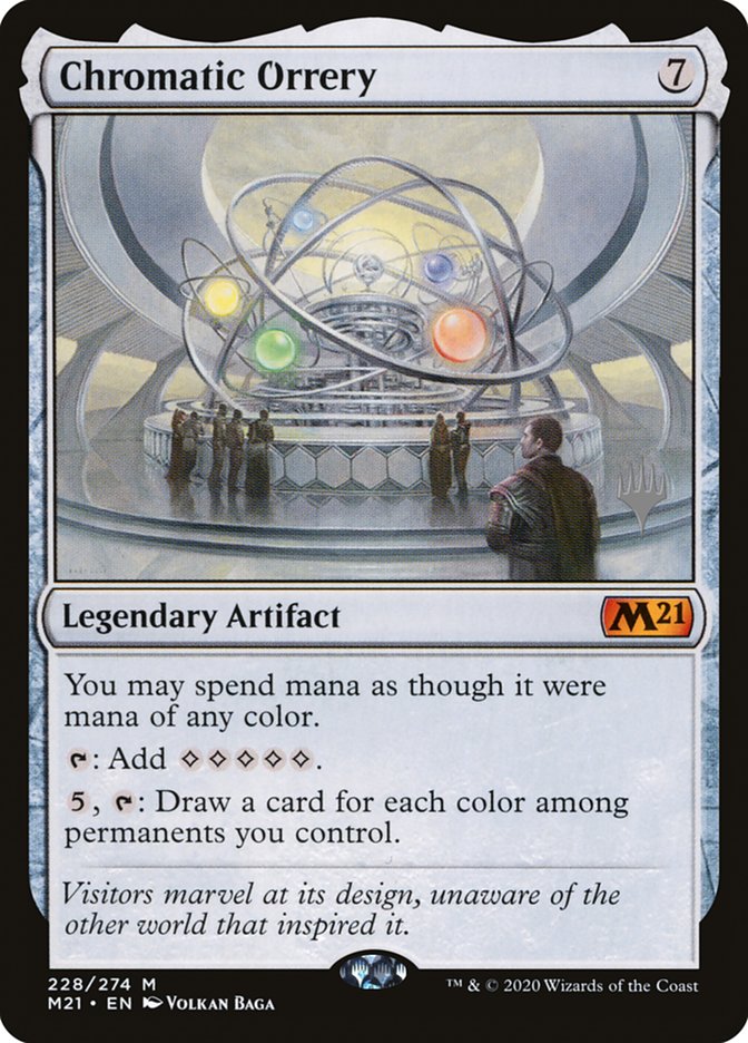 Chromatic Orrery (Promo Pack) [Core Set 2021 Promos] | Deep Dive Games St. Marys