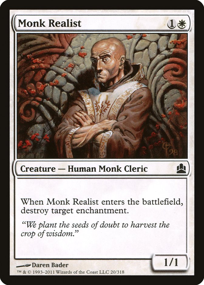 Monk Realist [Commander 2011] | Deep Dive Games St. Marys