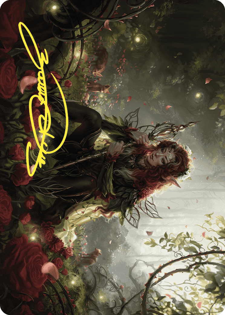 Yenna, Redtooth Regent Art Card (Gold-Stamped Signature) [Wilds of Eldraine Art Series] | Deep Dive Games St. Marys