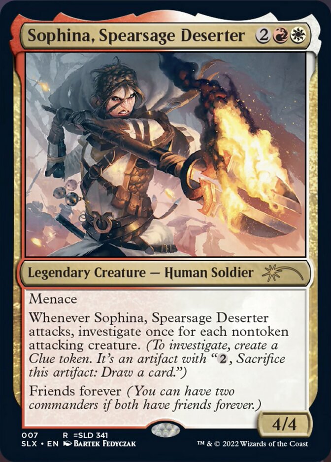 Sophina, Spearsage Deserter [Secret Lair: Universes Within] | Deep Dive Games St. Marys