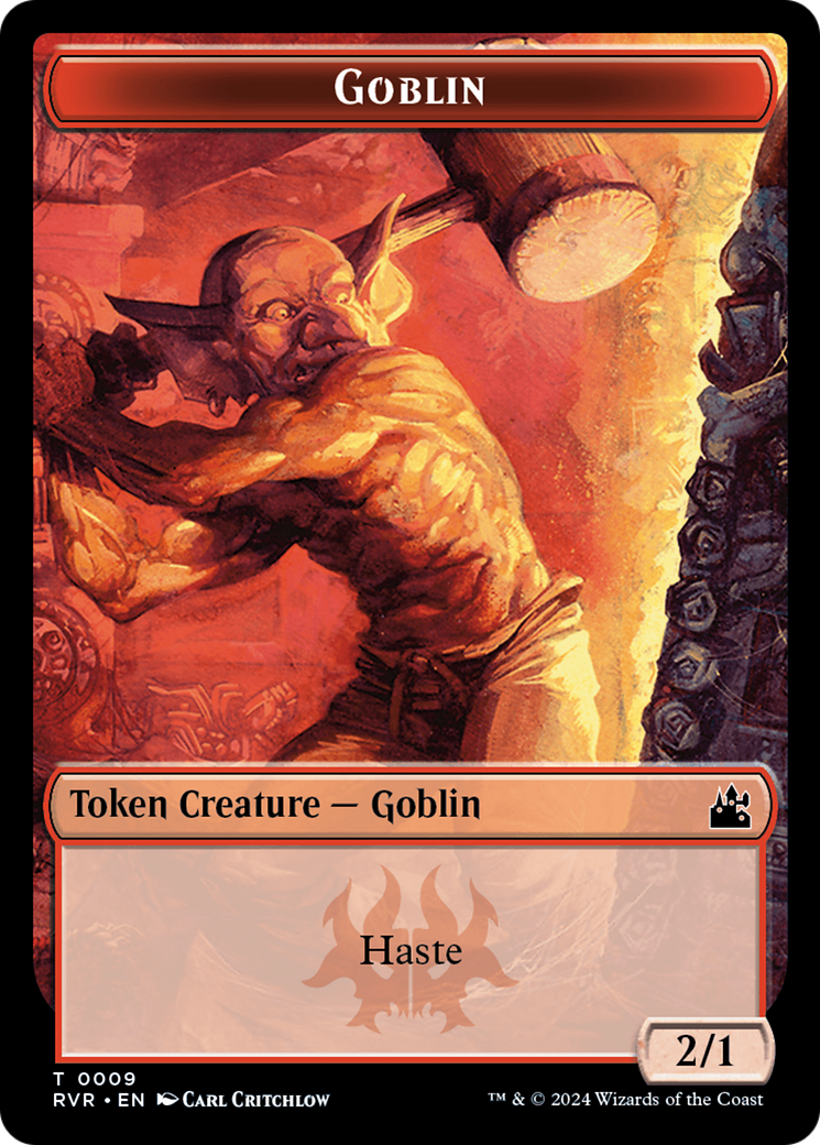 Goblin Token (0009) [Ravnica Remastered Tokens] | Deep Dive Games St. Marys