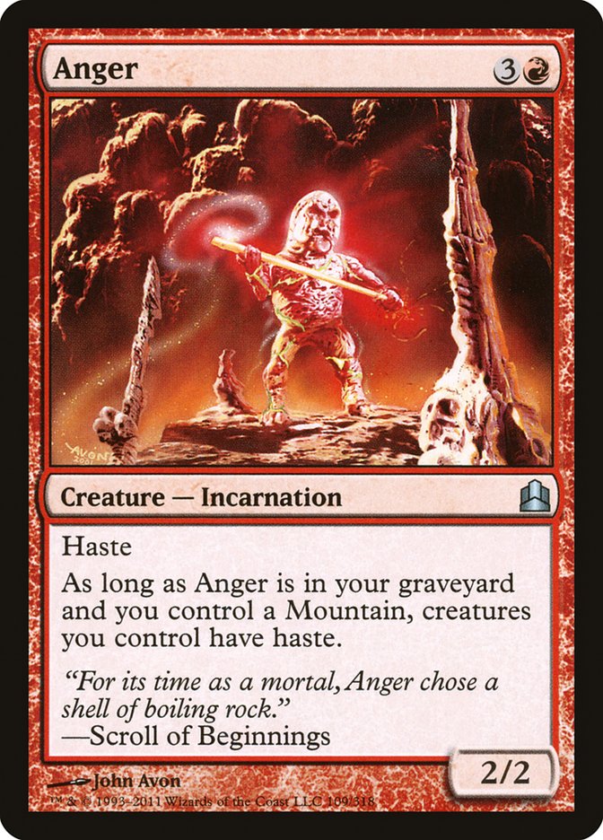 Anger [Commander 2011] | Deep Dive Games St. Marys