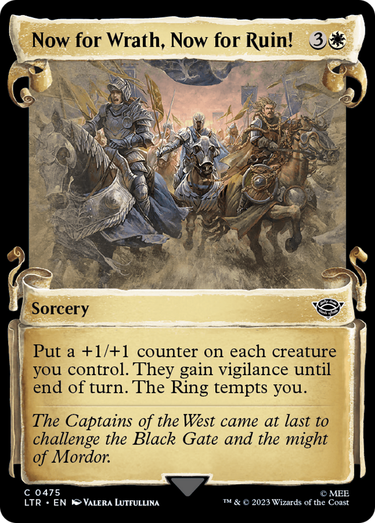 Now for Wrath, Now for Ruin! [The Lord of the Rings: Tales of Middle-Earth Showcase Scrolls] | Deep Dive Games St. Marys