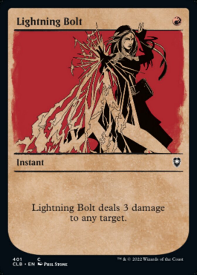Lightning Bolt (Showcase) [Commander Legends: Battle for Baldur's Gate] | Deep Dive Games St. Marys