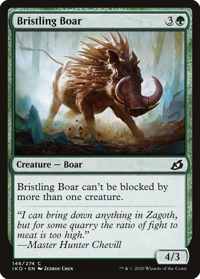 Bristling Boar [Ikoria: Lair of Behemoths] | Deep Dive Games St. Marys