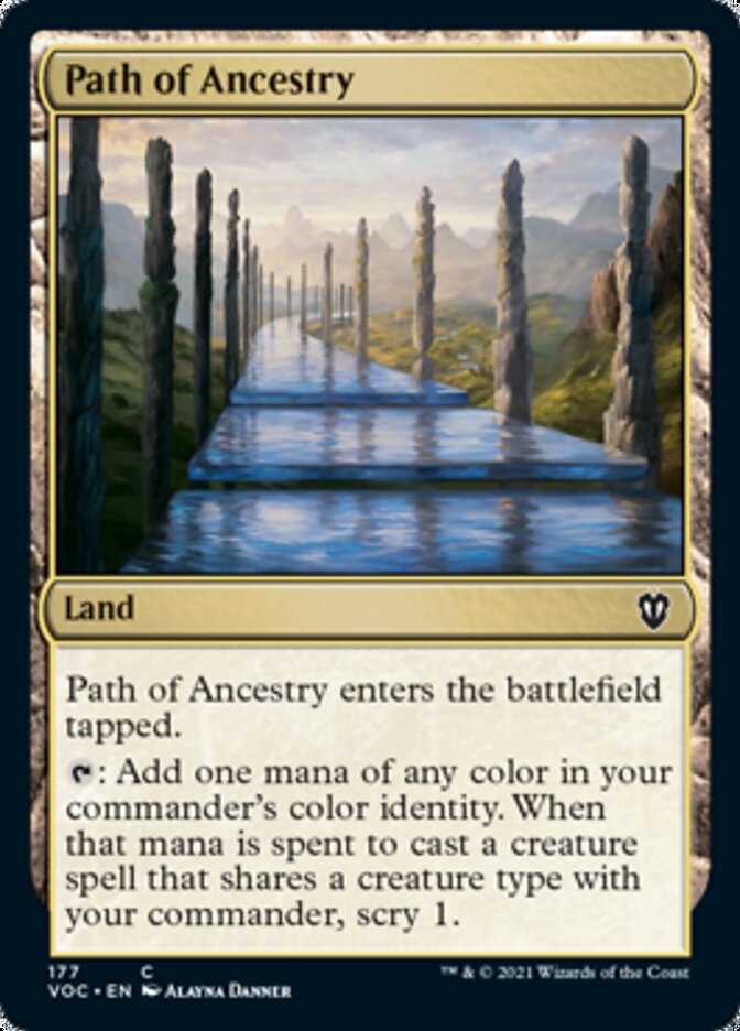 Path of Ancestry [Innistrad: Crimson Vow Commander] | Deep Dive Games St. Marys