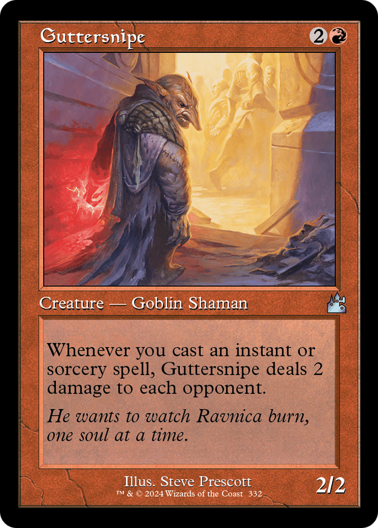 Guttersnipe (Retro Frame) [Ravnica Remastered] | Deep Dive Games St. Marys