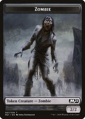 Treasure // Zombie Double-Sided Token [Core Set 2021 Tokens] | Deep Dive Games St. Marys