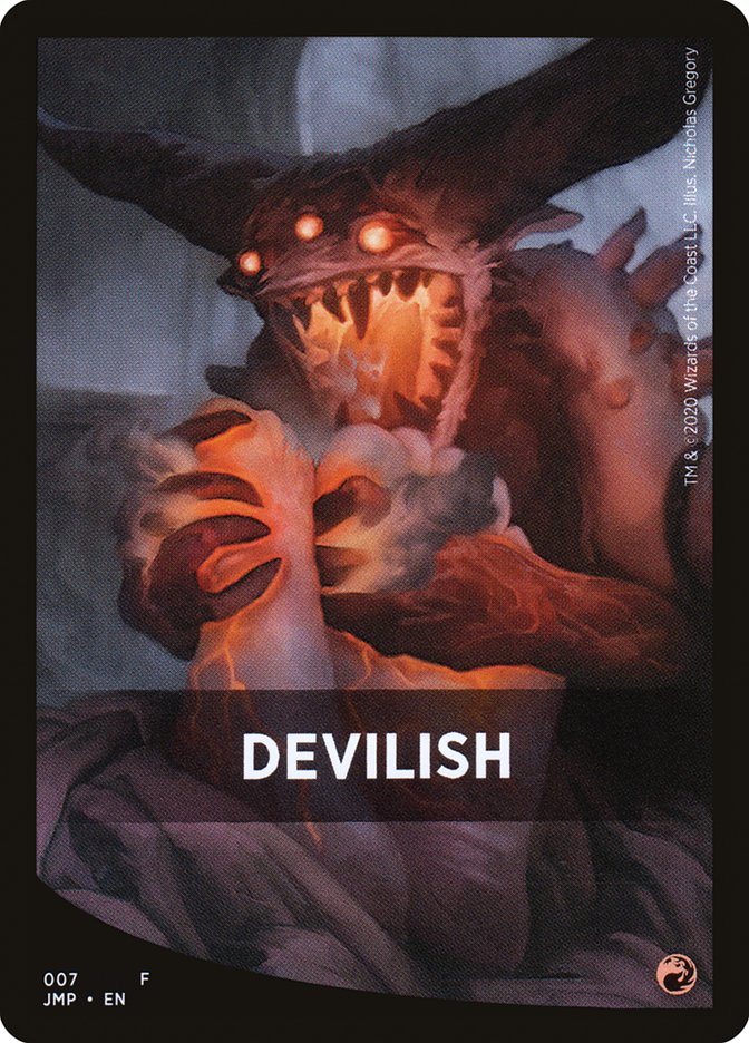 Devilish Theme Card [Jumpstart Front Cards] | Deep Dive Games St. Marys