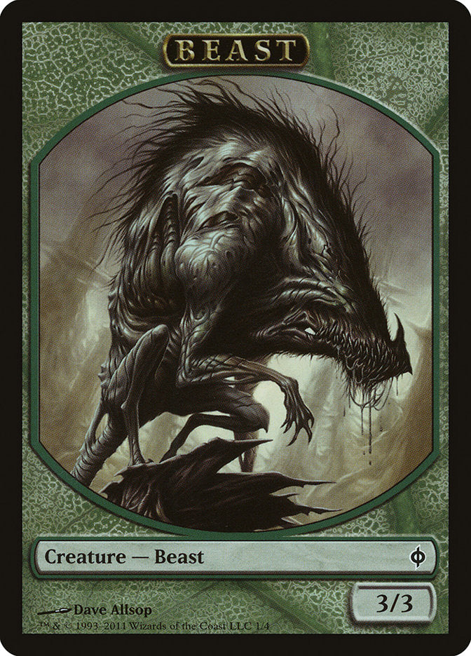 Beast Token [New Phyrexia Tokens] | Deep Dive Games St. Marys