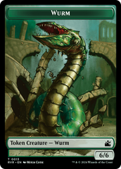 Goblin (0008) // Wurm Double-Sided Token [Ravnica Remastered Tokens] | Deep Dive Games St. Marys