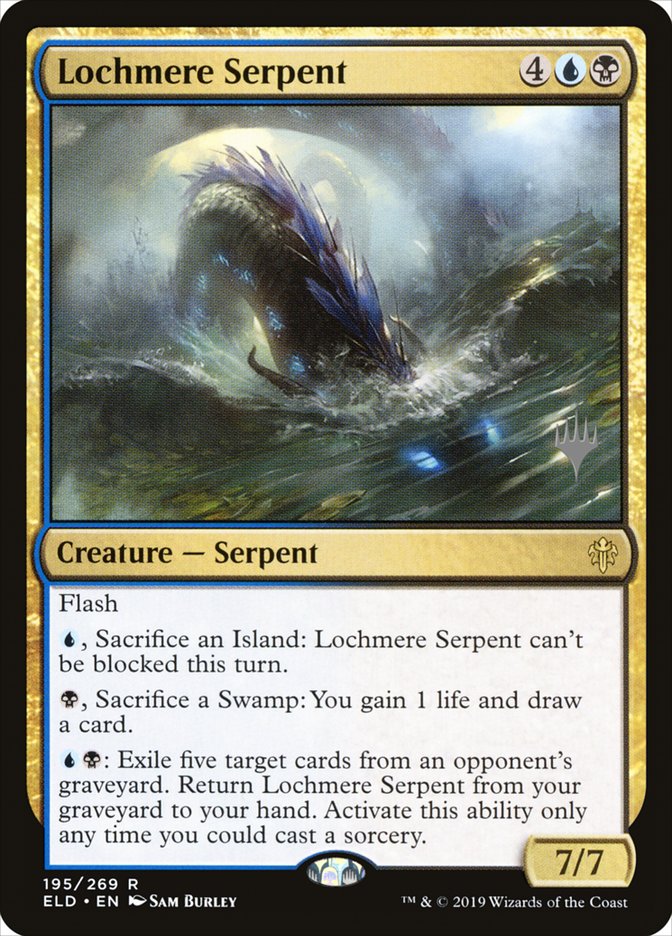 Lochmere Serpent (Promo Pack) [Throne of Eldraine Promos] | Deep Dive Games St. Marys