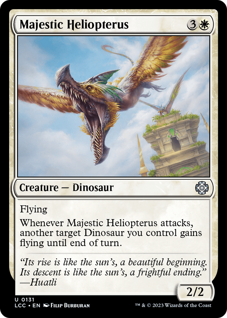 Majestic Heliopterus [The Lost Caverns of Ixalan Commander] | Deep Dive Games St. Marys