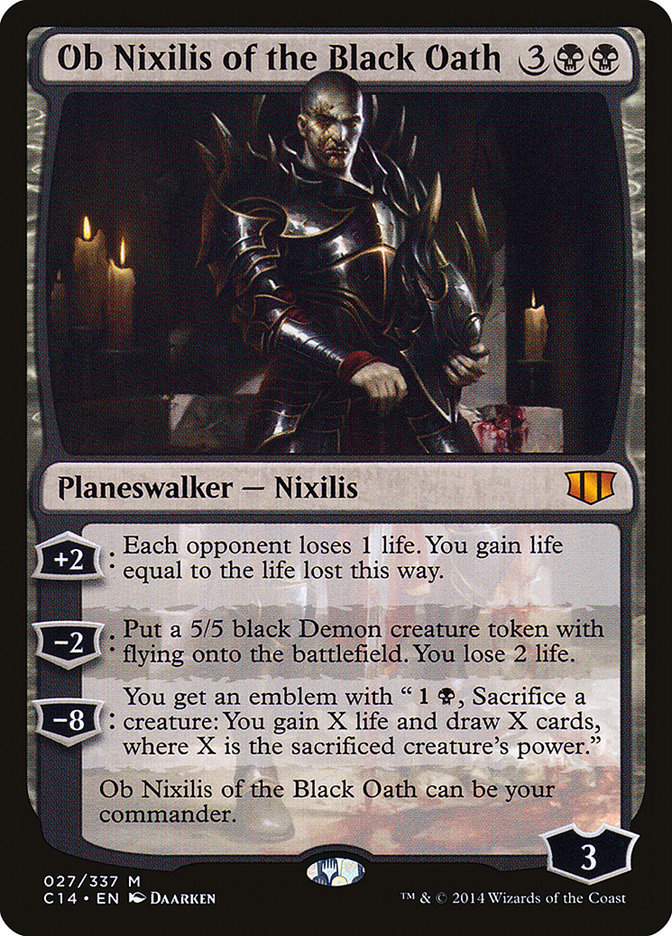 Ob Nixilis of the Black Oath [Commander 2014] | Deep Dive Games St. Marys