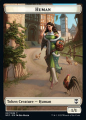 Eldrazi Spawn // Human Double-Sided Token [Streets of New Capenna Commander Tokens] | Deep Dive Games St. Marys