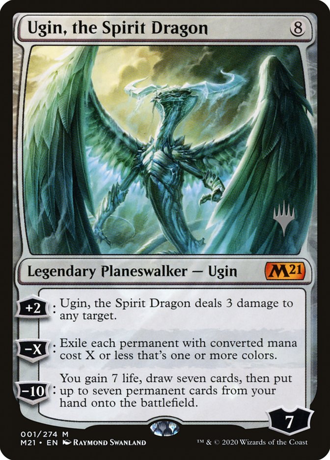 Ugin, the Spirit Dragon (Promo Pack) [Core Set 2021 Promos] | Deep Dive Games St. Marys