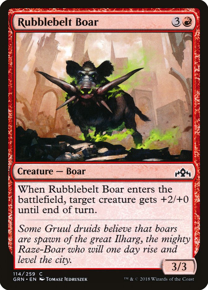 Rubblebelt Boar [Guilds of Ravnica] | Deep Dive Games St. Marys