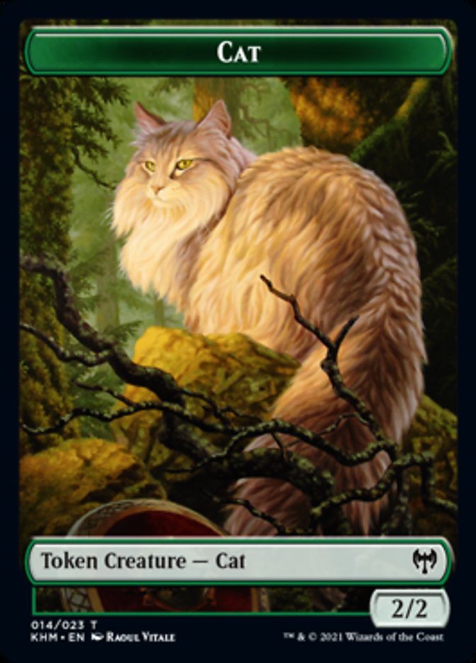 Cat Token [Kaldheim Tokens] | Deep Dive Games St. Marys