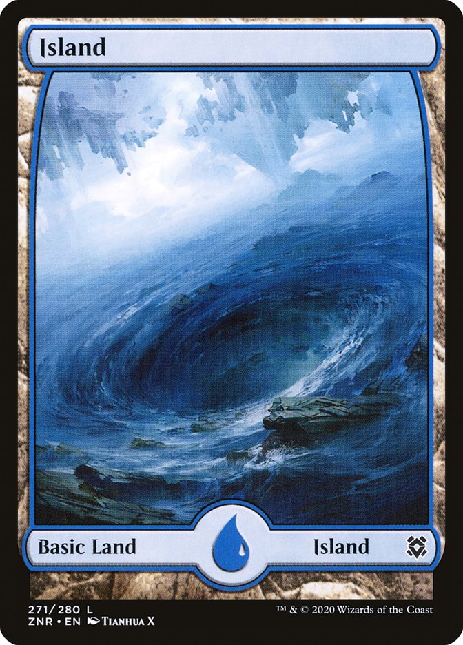 Island (271) [Zendikar Rising] | Deep Dive Games St. Marys