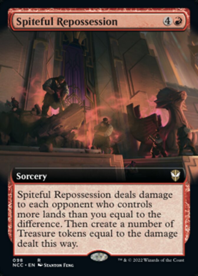 Spiteful Repossession (Extended Art) [Streets of New Capenna Commander] | Deep Dive Games St. Marys