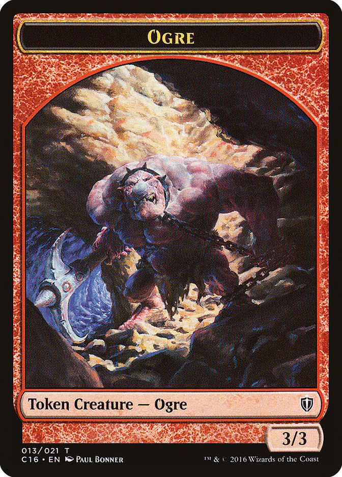 Ogre // Bird (007) Double-Sided Token [Commander 2016 Tokens] | Deep Dive Games St. Marys