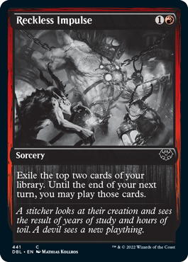 Reckless Impulse [Innistrad: Double Feature] | Deep Dive Games St. Marys