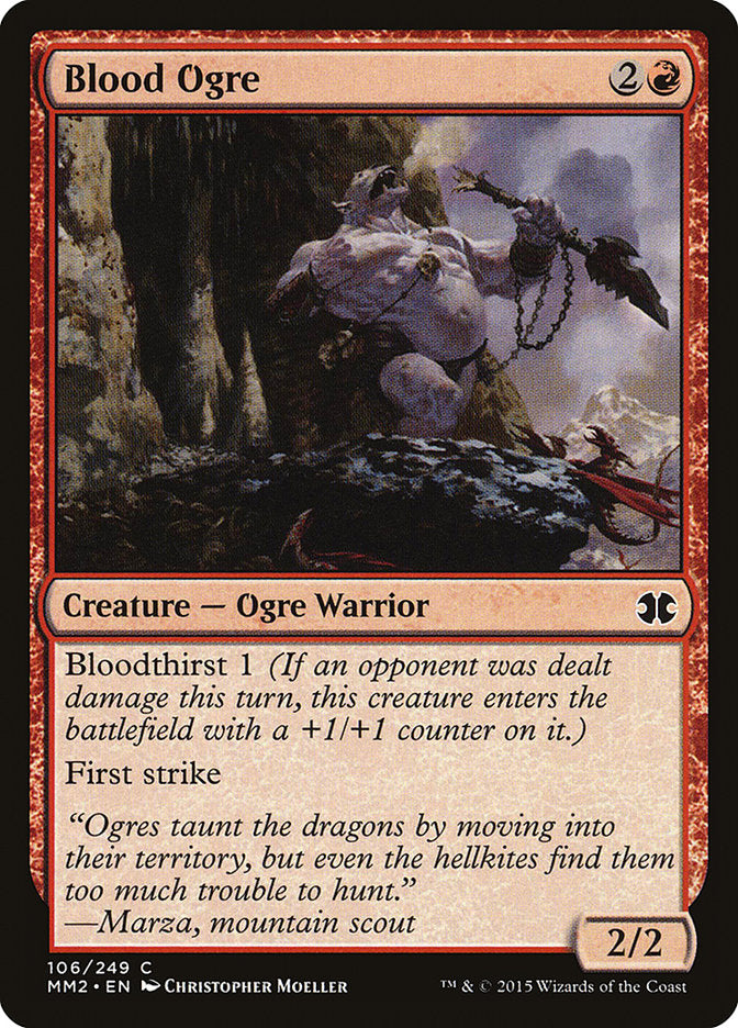 Blood Ogre [Modern Masters 2015] | Deep Dive Games St. Marys